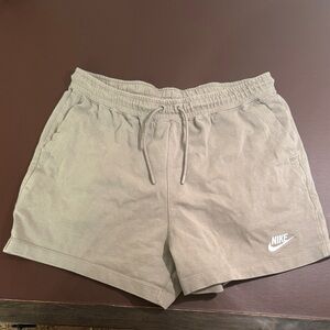 Nike Sage Green Drawstring Athletic Shorts